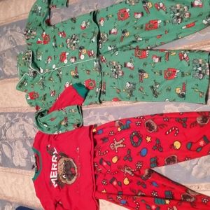 **SOLD**Boys Christmas Pajamas Size 4T
